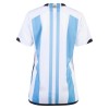 Camiseta de fútbol Argentina 3 Star Mujer 1ª equipación Copa Mundo 2022